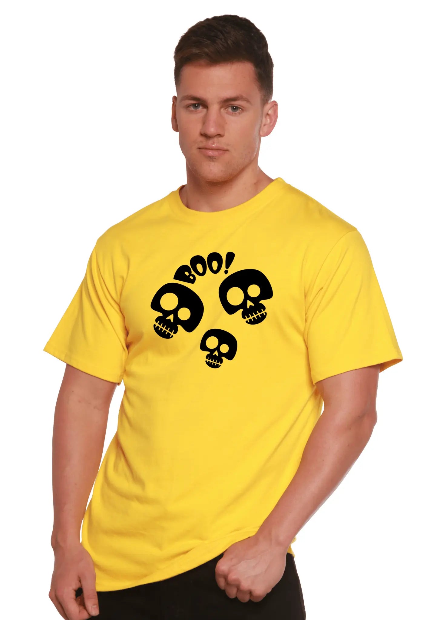Halloween Boo Unisex Bamboo Viscose/Organic Cotton Short Sleeve Graphic T-Shirt - Blade & Thread