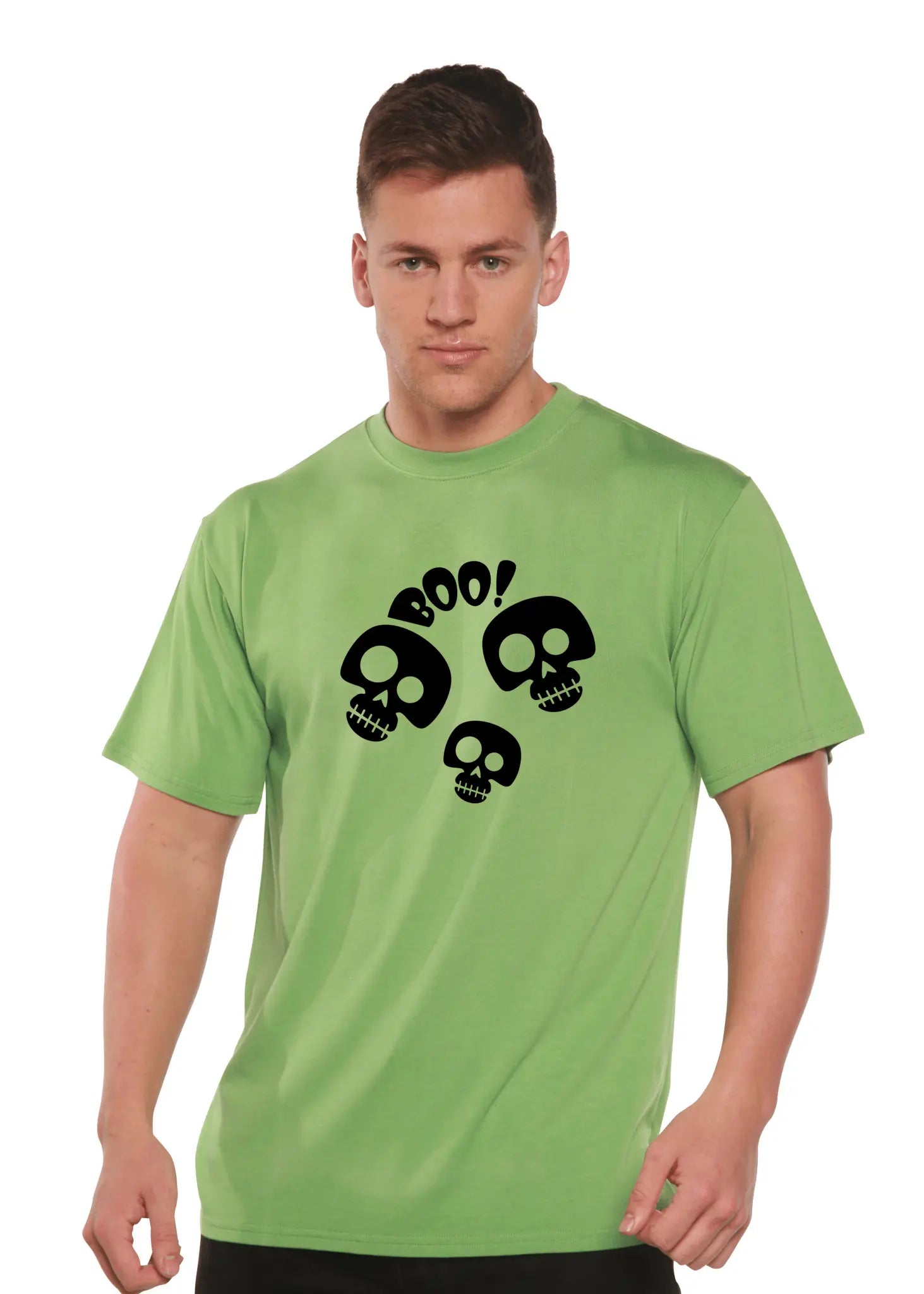 Halloween Boo Unisex Bamboo Viscose/Organic Cotton Short Sleeve Graphic T-Shirt - Blade & Thread