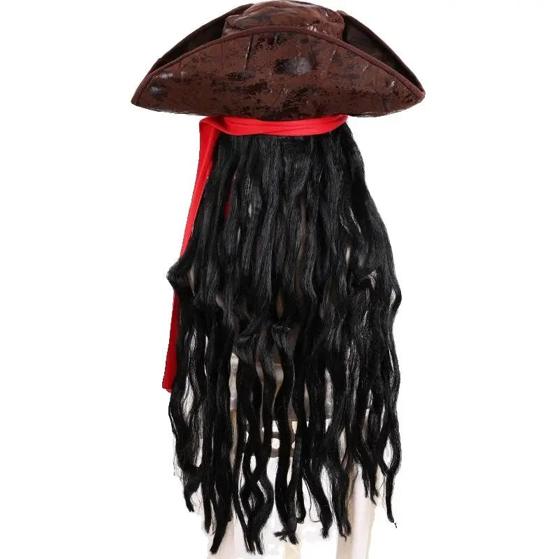 Halloween Captain Jack Sparrow hat wig - Blade & Thread