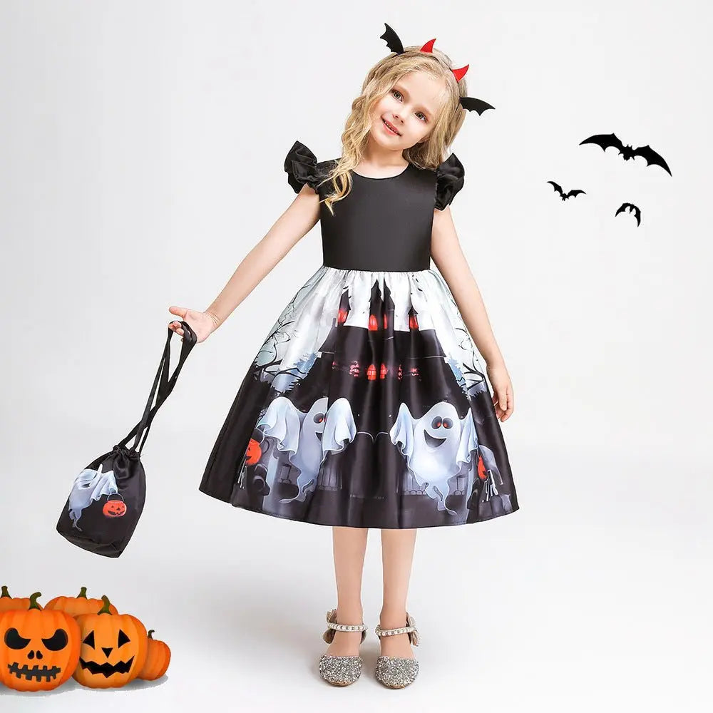Halloween children's witch performance dress - Blade & Thread