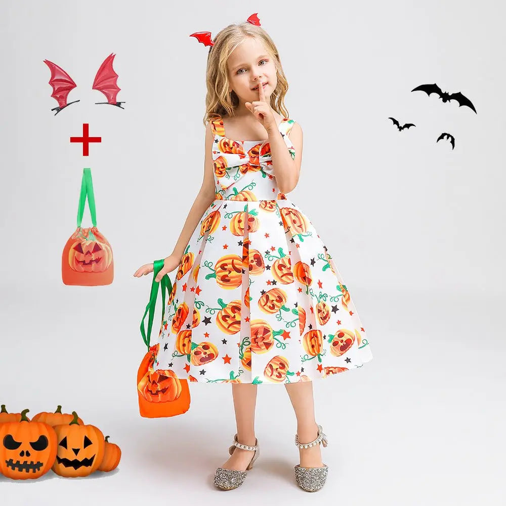 Halloween children's witch performance dress - Blade & Thread
