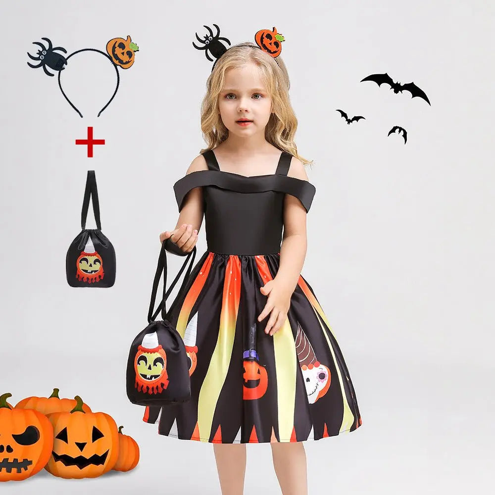 Halloween children's witch performance dress nowadaysfashion
