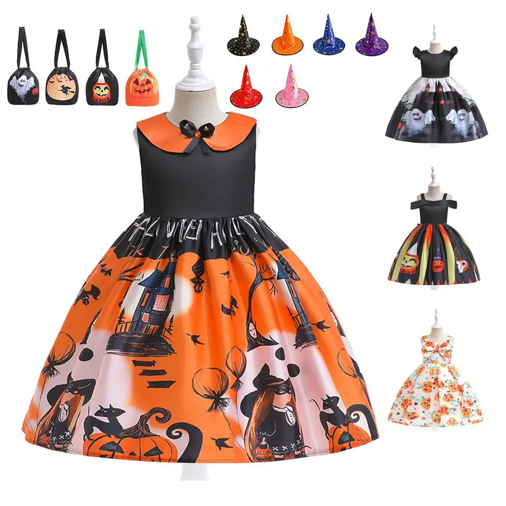 Halloween children's witch performance dress - Blade & Thread