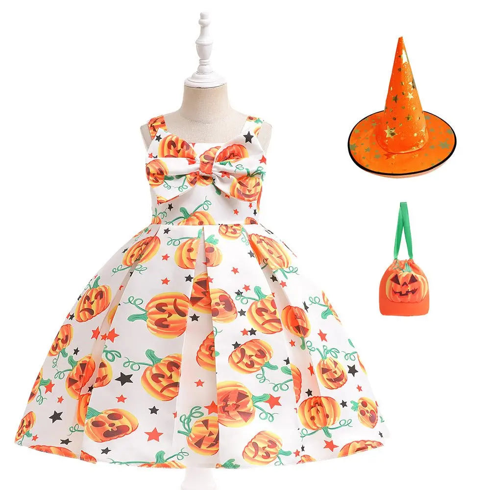 Halloween children's witch performance dress - Blade & Thread