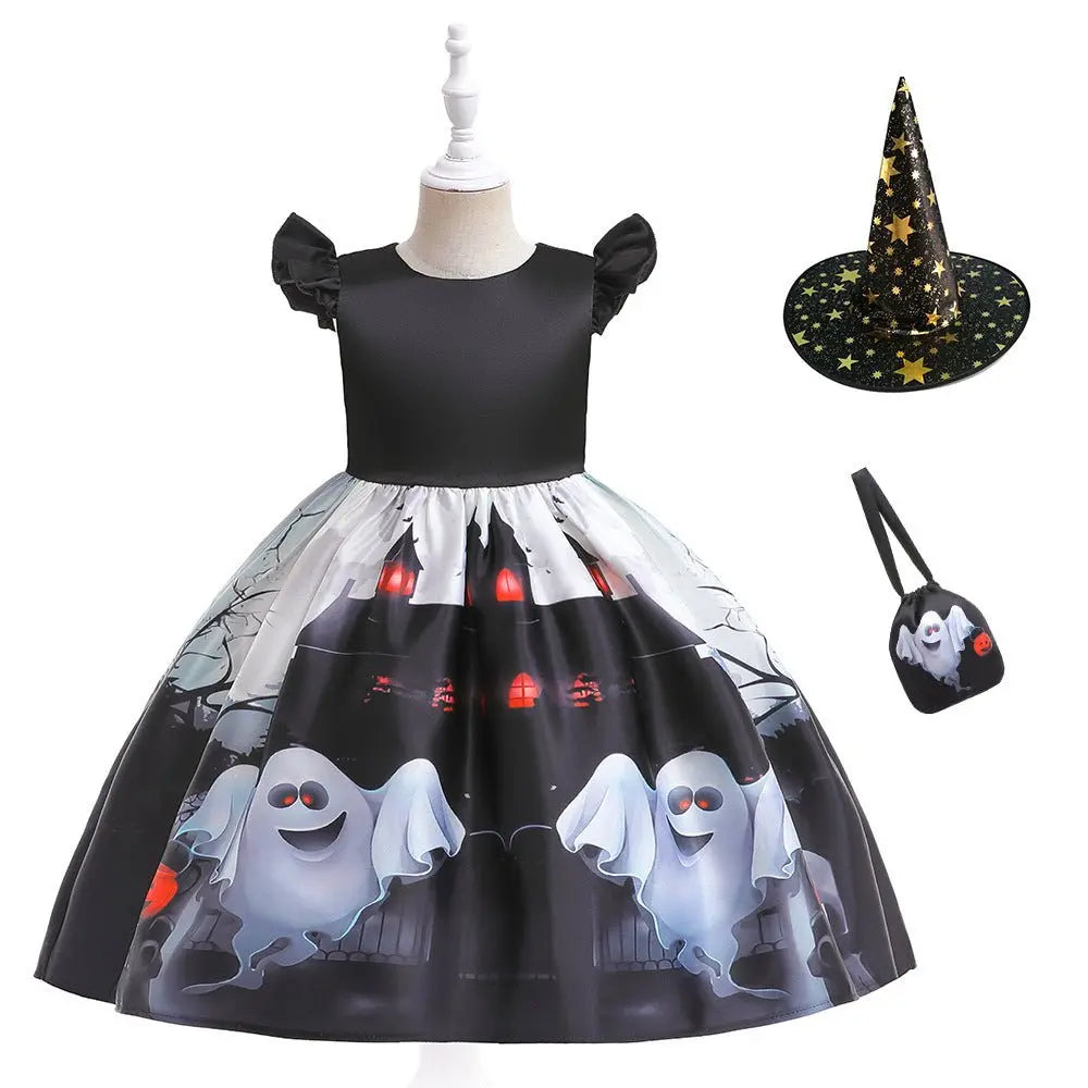 Halloween children's witch performance dress - Blade & Thread