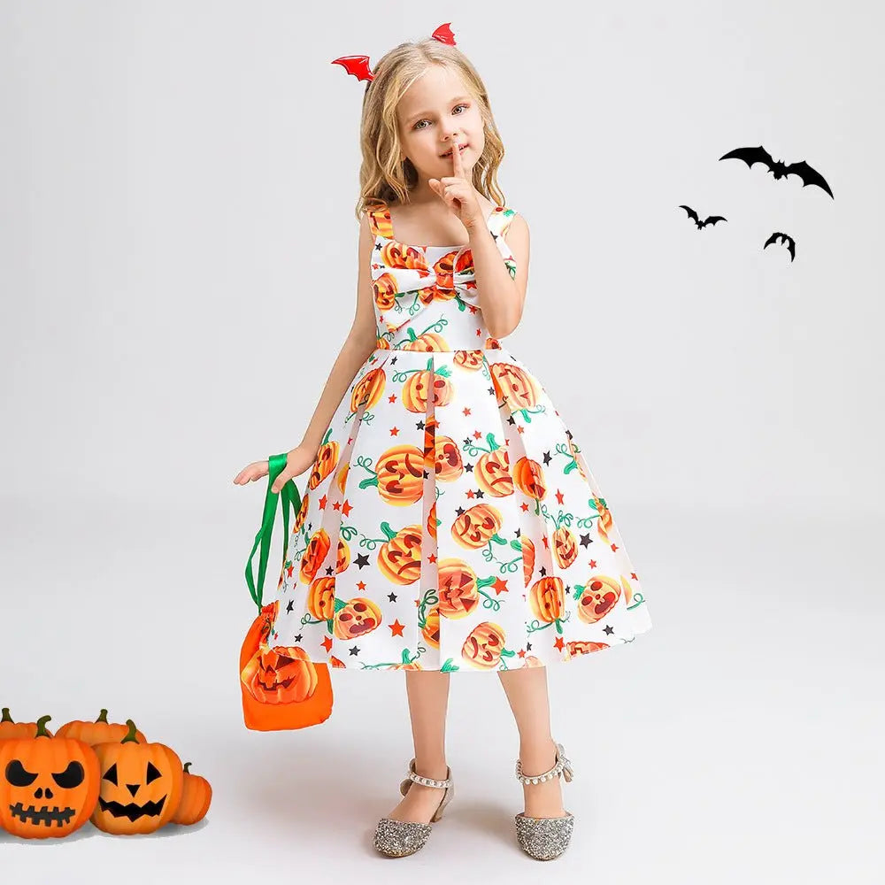 Halloween children's witch performance dress - Blade & Thread