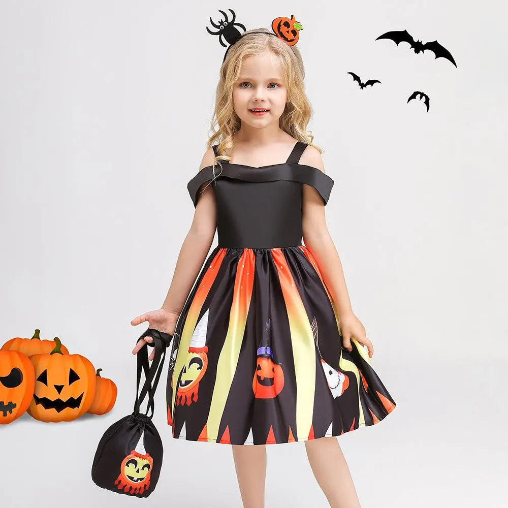 Halloween children's witch performance dress nowadaysfashion