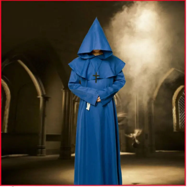 Halloween costume medieval monk cloak suit - Blade & Thread