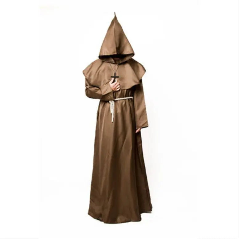 Halloween costume medieval monk cloak suit - Blade & Thread