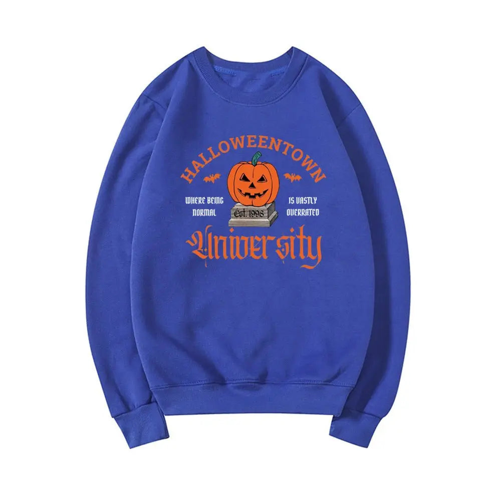 Halloween evil pumpkin head sweatshirt - Blade & Thread