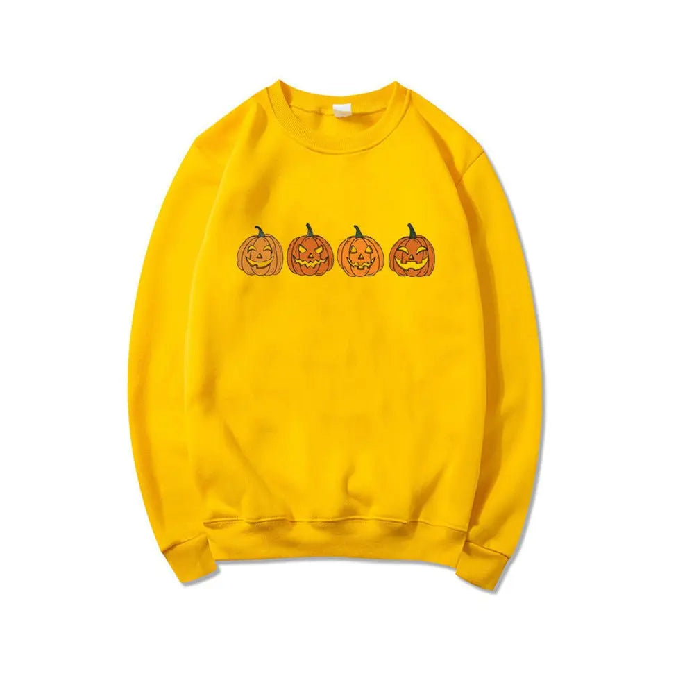 Halloween evil pumpkin head sweatshirt - Blade & Thread