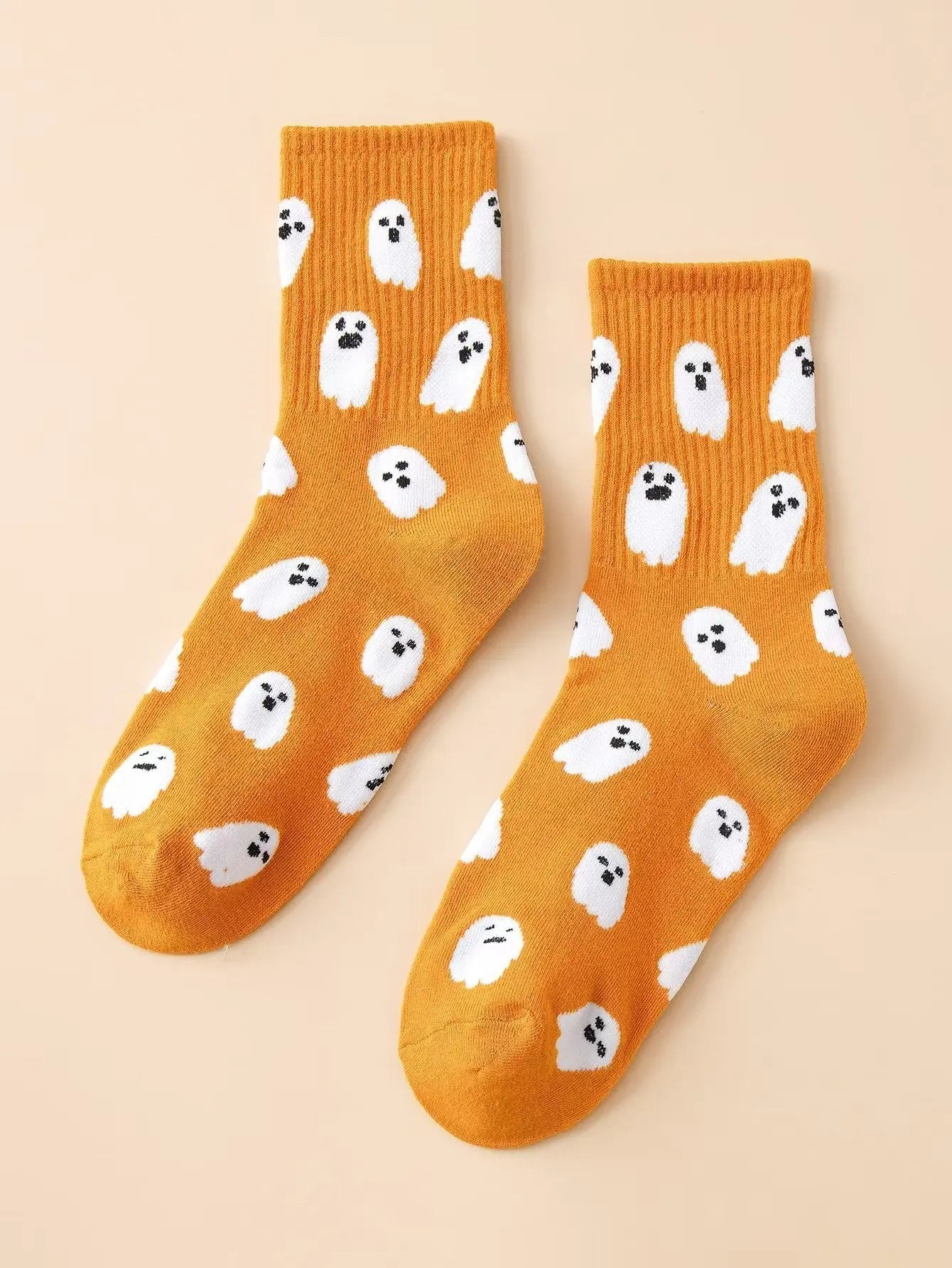Halloween ghost middle-tube socks - Blade & Thread