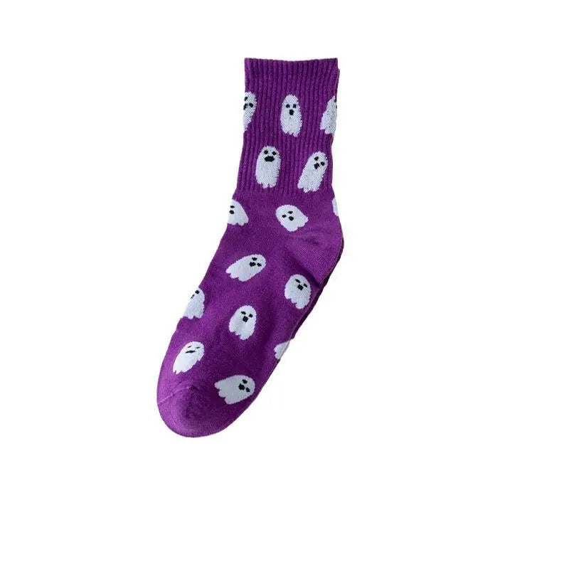 Halloween ghost middle-tube socks nowadaysfashion