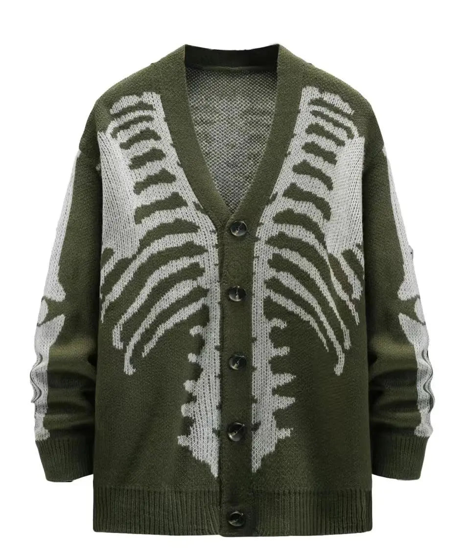 Halloween knitted cardigan sweater nowadaysfashion