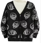 Halloween knitted cardigan sweater nowadaysfashion