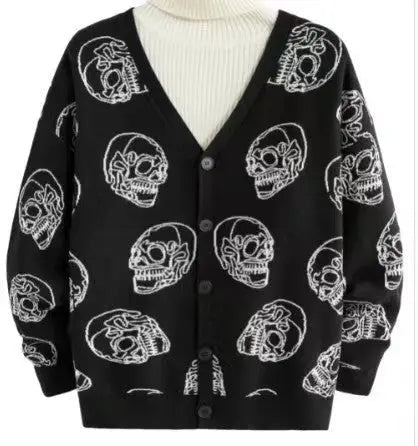 Halloween knitted cardigan sweater - Blade & Thread