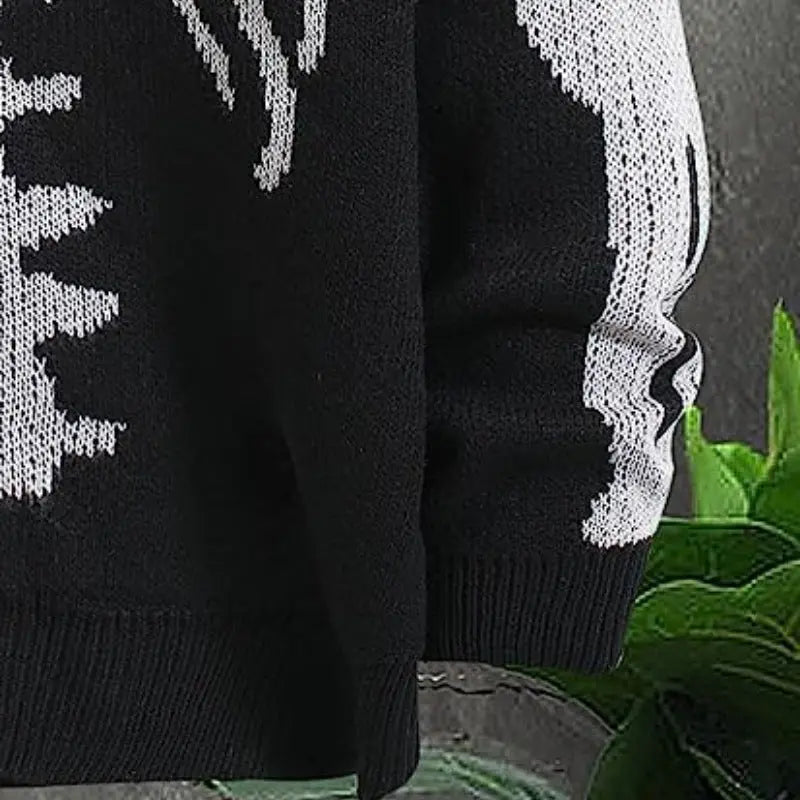 Halloween knitted cardigan sweater - Blade & Thread