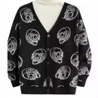 Halloween knitted cardigan sweater nowadaysfashion