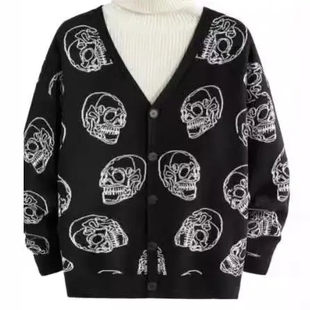 Halloween knitted cardigan sweater nowadaysfashion