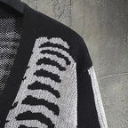 Halloween knitted cardigan sweater nowadaysfashion