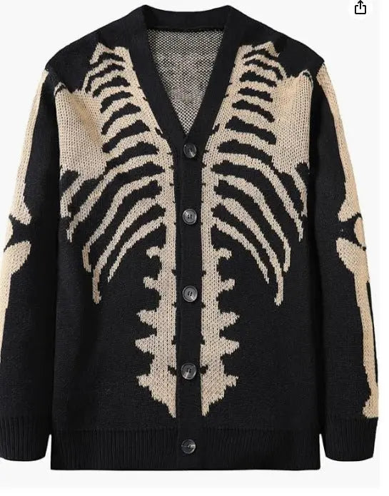 Halloween knitted cardigan sweater - Blade & Thread