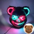 Halloween luminous bear mask nowadaysfashion