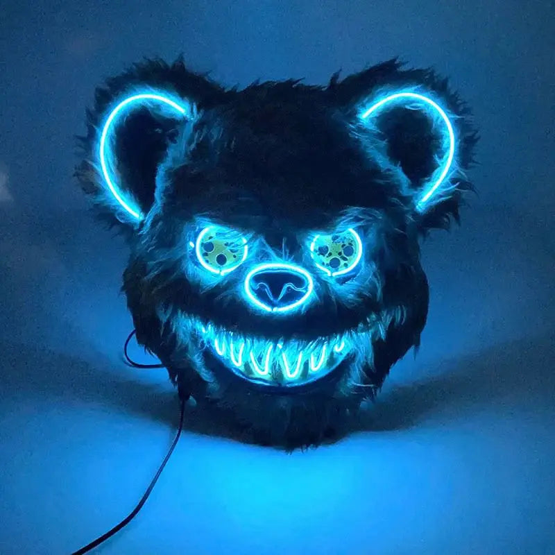 Halloween luminous bear mask - Blade & Thread