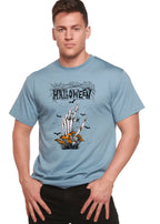 Halloween Men's Bamboo Viscose/Organic Cotton Short Sleeve Graphic T-Shirt Spun Bamboo