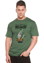 Halloween Men's Bamboo Viscose/Organic Cotton Short Sleeve Graphic T-Shirt Spun Bamboo
