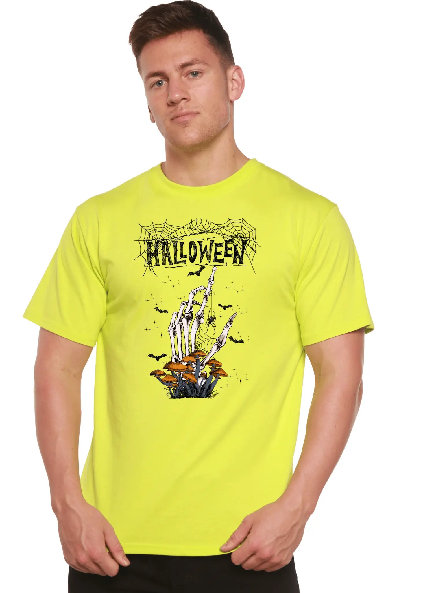 Halloween Men's Bamboo Viscose/Organic Cotton Short Sleeve Graphic T-Shirt - Blade & Thread
