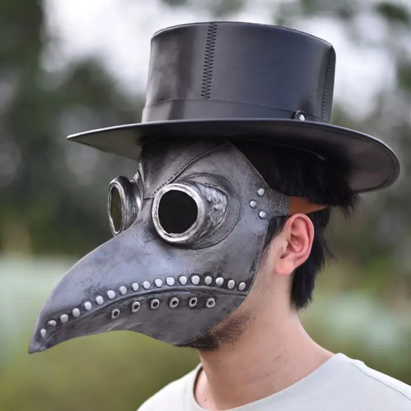 Halloween punk plague crow headgear - Blade & Thread