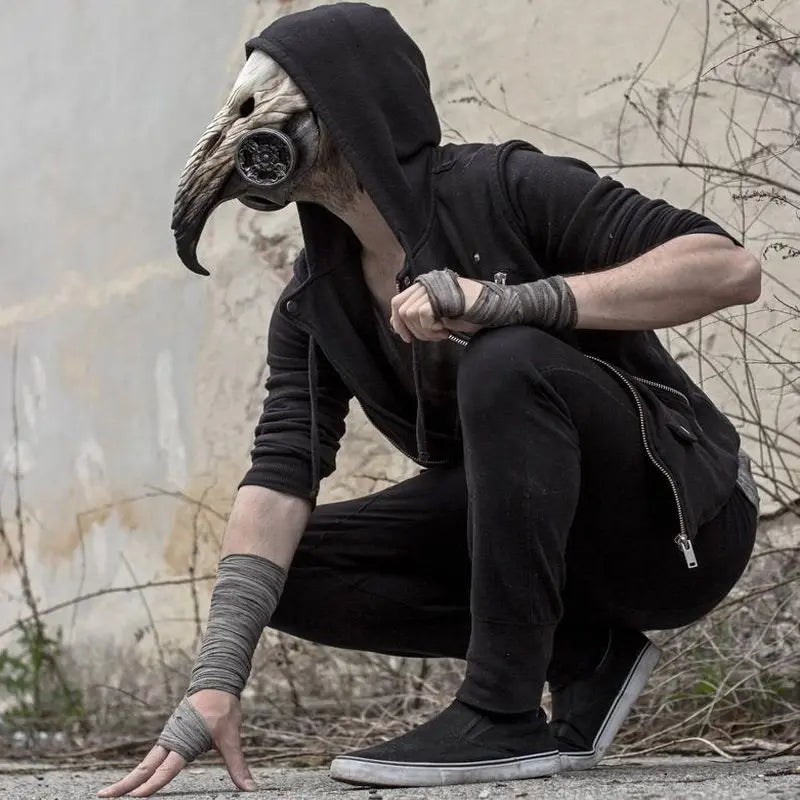 Halloween punk plague crow headgear - Blade & Thread