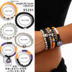 Halloween skull pumpkin bracelet set nowadaysfashion