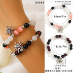 Halloween skull pumpkin bracelet set nowadaysfashion