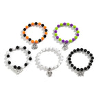 Halloween skull pumpkin bracelet set nowadaysfashion