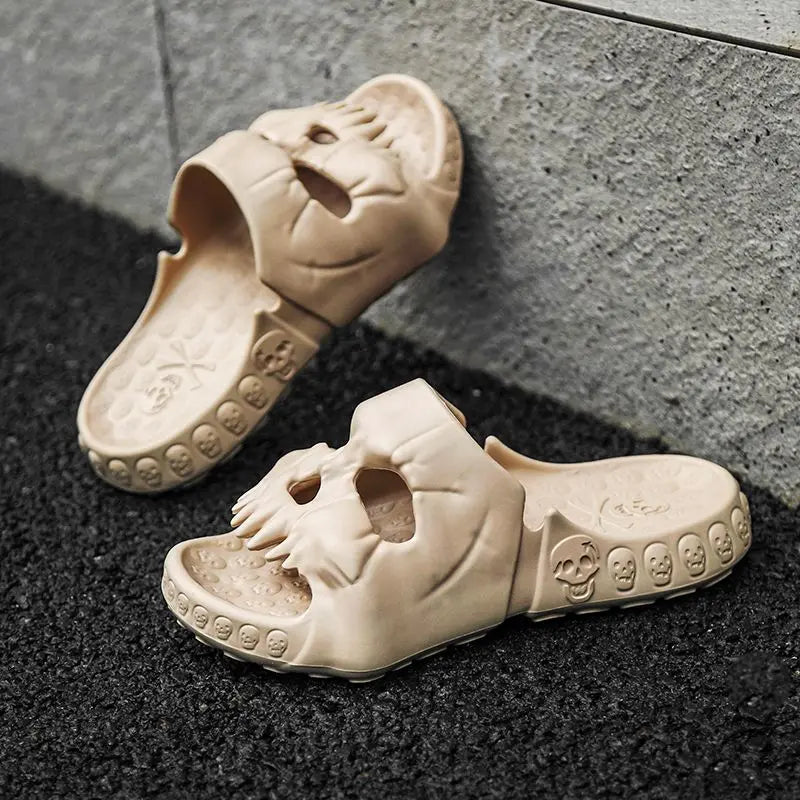 Halloween skull slippers nowadaysfashion