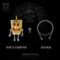 Halloween SpongeBob SquarePants skull pendant nowadaysfashion