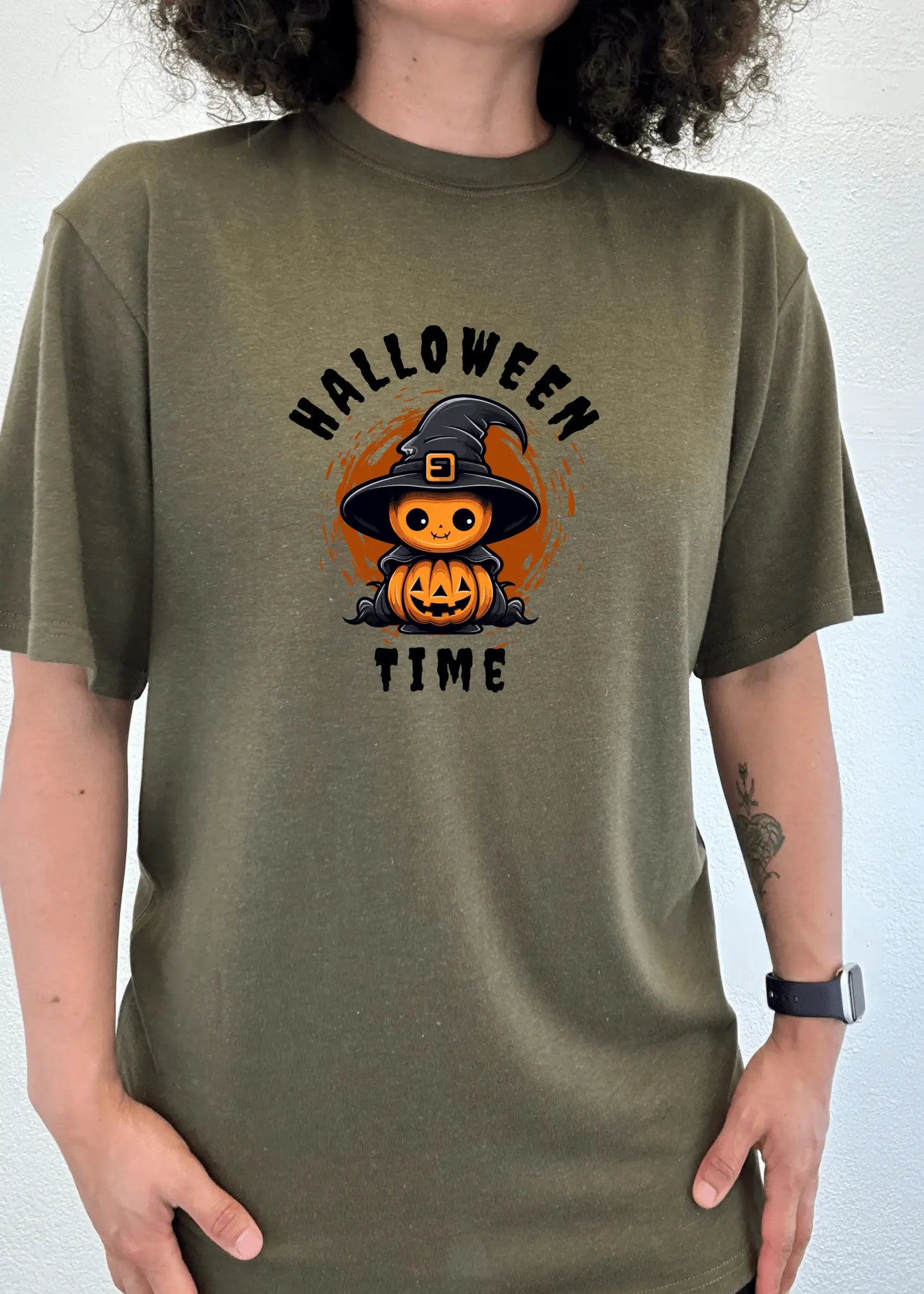 Halloween Time Unisex Bamboo Viscose/Organic Cotton Short Sleeve Graphic T-Shirt - Blade & Thread