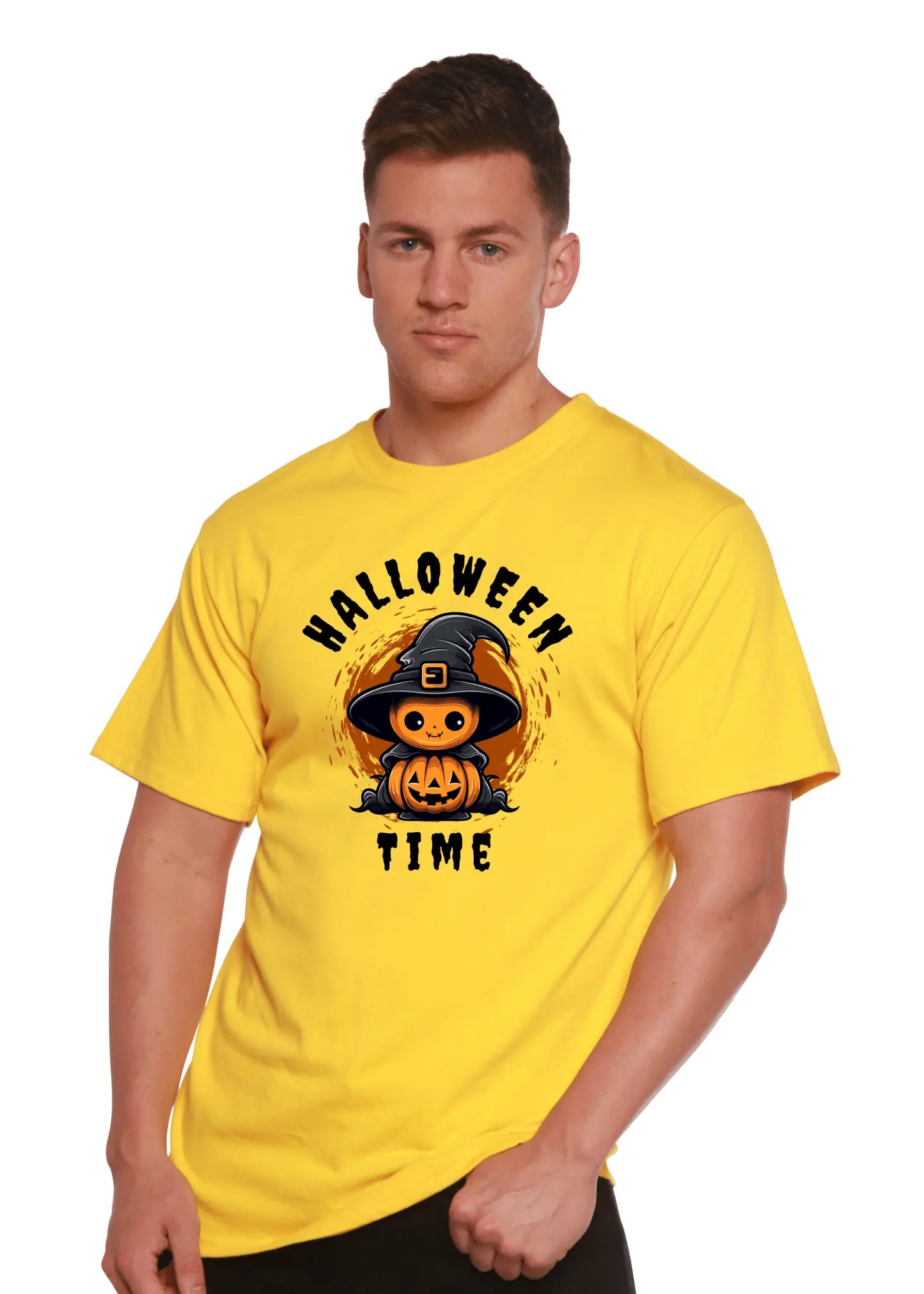 Halloween Time Unisex Bamboo Viscose/Organic Cotton Short Sleeve Graphic T-Shirt - Blade & Thread