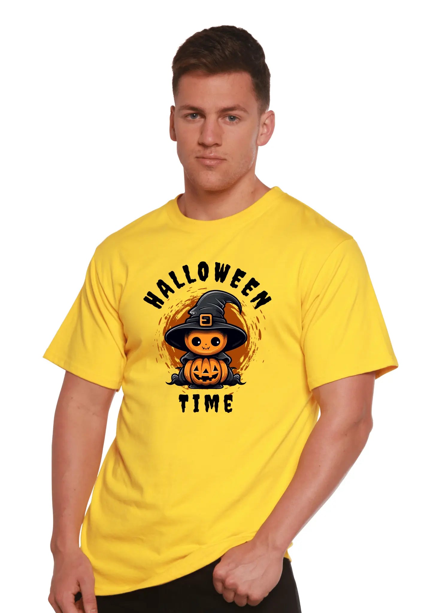 Halloween Time Unisex Bamboo Viscose/Organic Cotton Short Sleeve Graphic T-Shirt - Blade & Thread