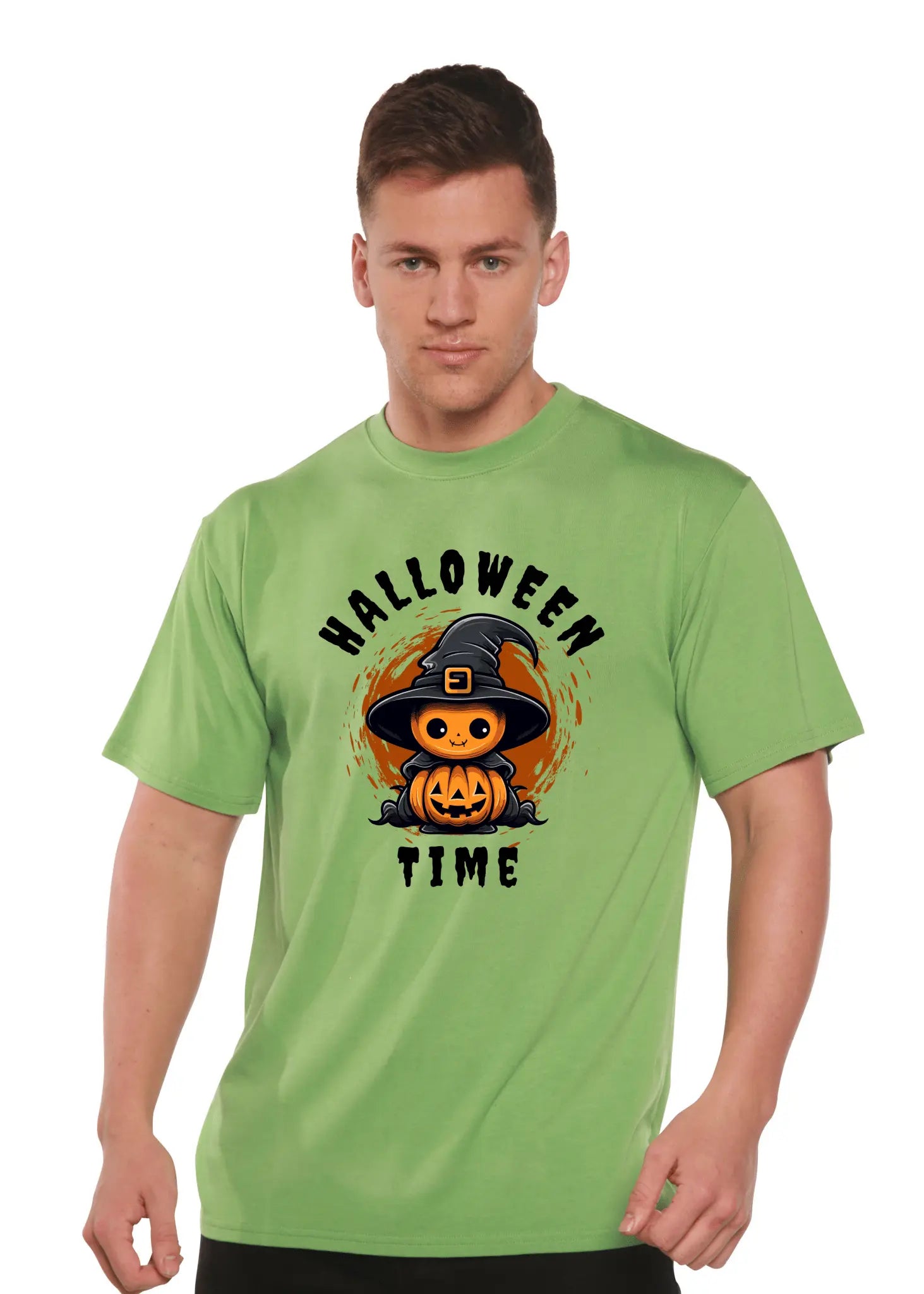 Halloween Time Unisex Bamboo Viscose/Organic Cotton Short Sleeve Graphic T-Shirt - Blade & Thread