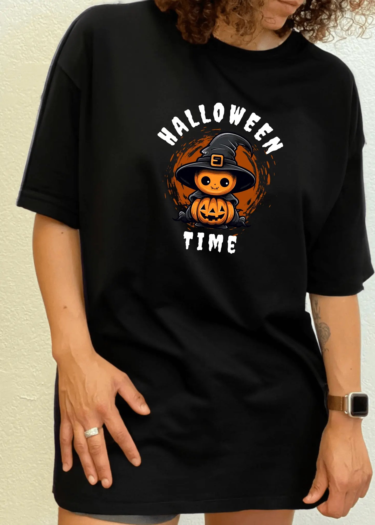 Halloween Time Unisex Bamboo Viscose/Organic Cotton Short Sleeve Graphic T-Shirt - Blade & Thread