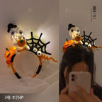 Halloween witch hat pumpkin lantern skull claws headband nowadaysfashion