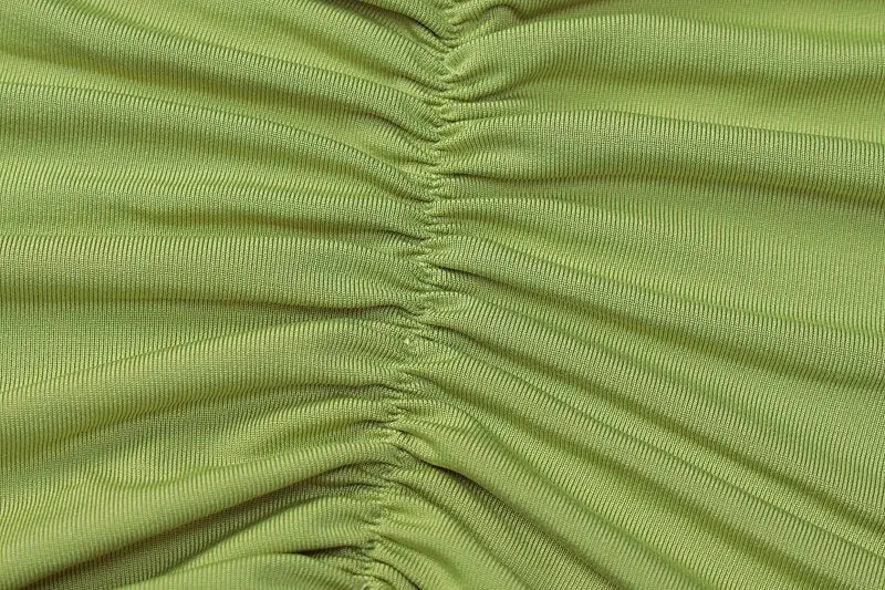 Halter Bandage Sleeveless Backless Shirring Draped Maxi Dress Sexy Streetwear - Blade & Thread