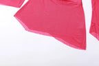 Halter Long Sleeves Irregular Draped Mini Dress nowadaysfashion