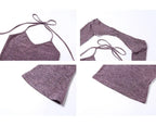 Halter Strapless T-shirt Women Sweet Sexy Off The Shoulder T-shirts Slim Two Piece Tops Woman nowadaysfashion
