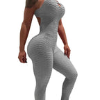 Halter Women Tracksuit Jumpsuit Play Suit Slim Sport Backless Running Sportswear Jumpsuit nowadaysfashion