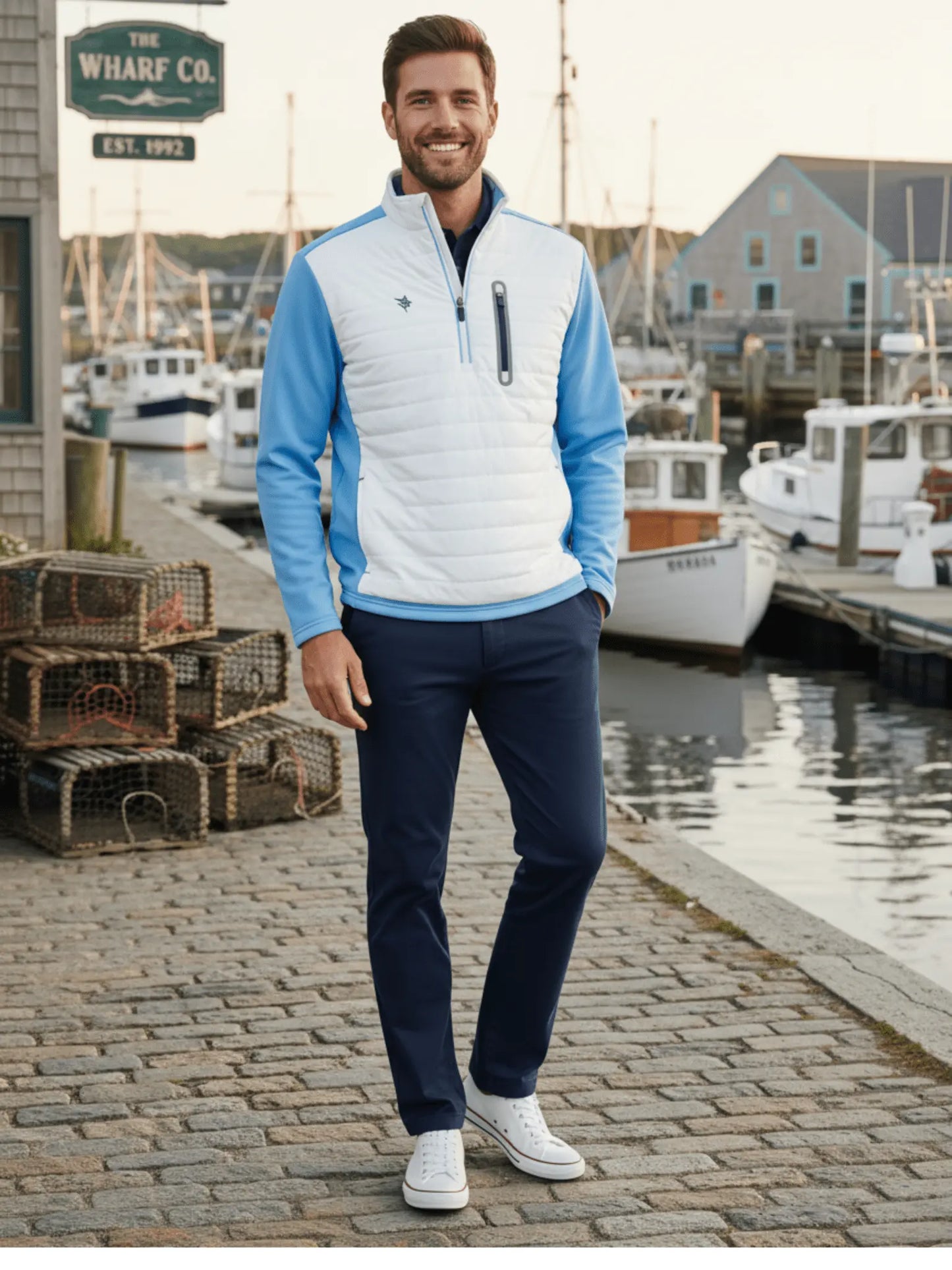 Hampton Pullover Technical Layer - Blade & Thread