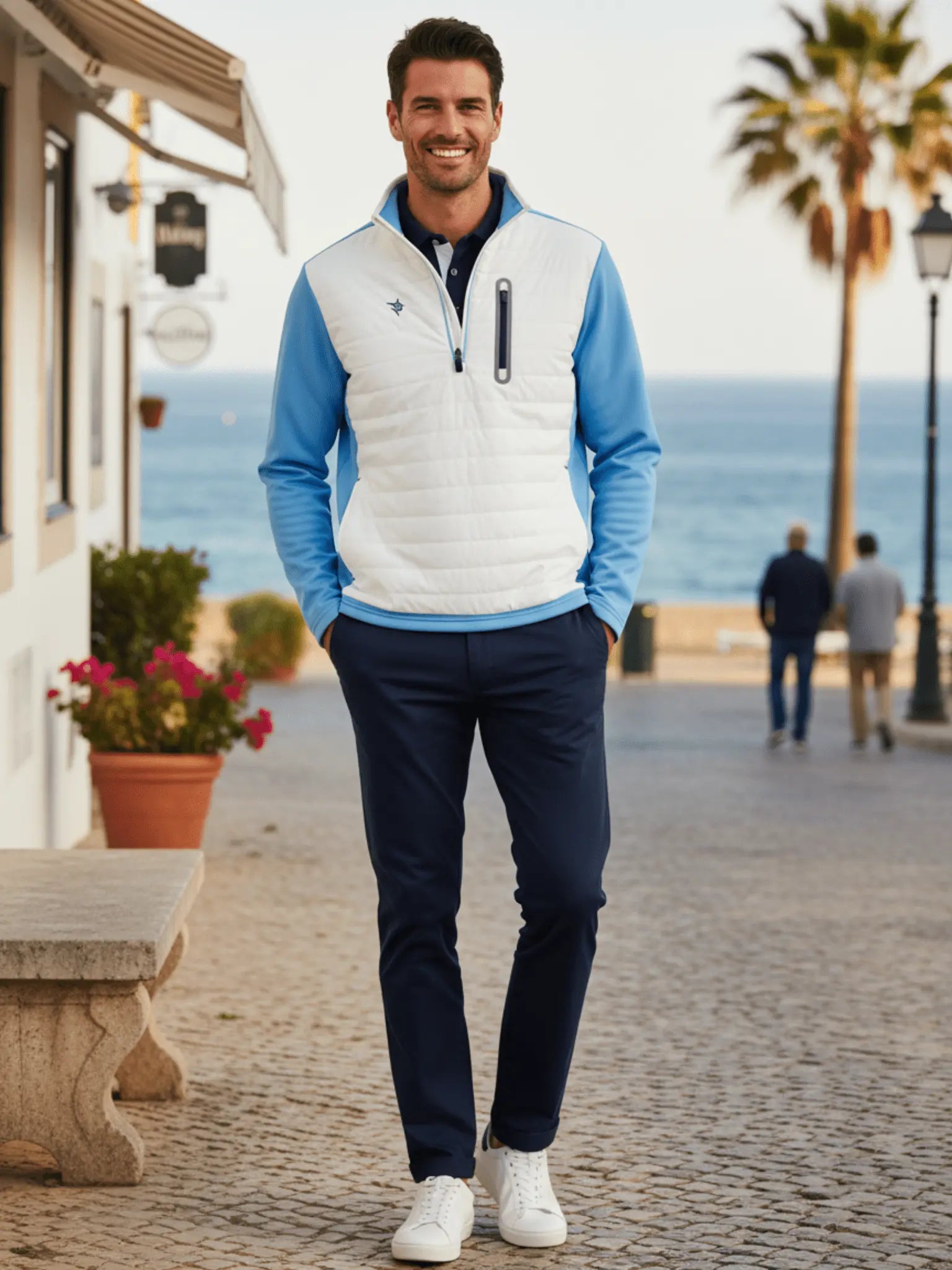 Hampton Pullover Technical Layer White Water Life