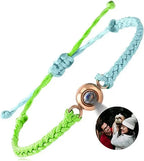 Hand-woven customized color picture personal color photo bracelet nowadaysfashion